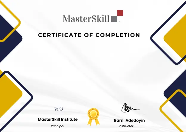 MS Certificate design